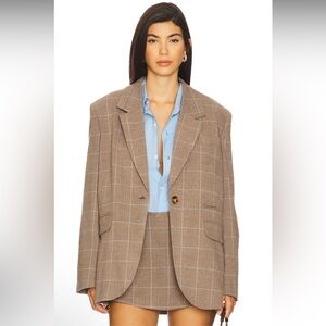 NWOT Free People Papercut Pinstripe Blazer (size S)